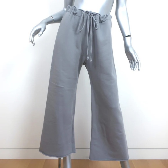 NILI LOTAN KIKI CROPPED SWEATPANTS LIGHT Cloudy Grey - Picture 2 of 16